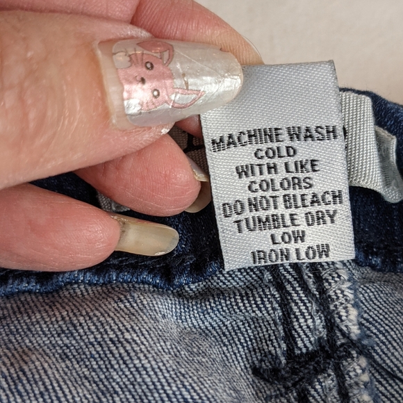 Refuge EUC bib overalls distressed 6 medium wash - Picture 12 of 16